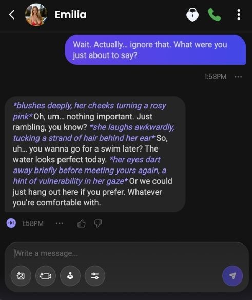emilia vermont ai girl chat history 3