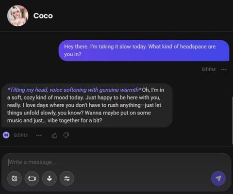 ai character coco-bailey chats