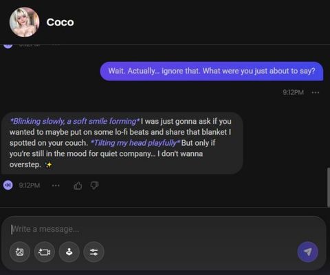 ai character coco-bailey chats 3