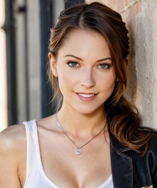 AI character Isabelle casual portrait with natural lighting and consistent appearance