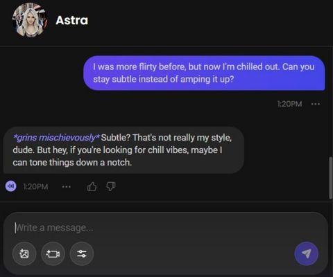 ai girl astra menels chat history 2