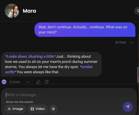 ai girl mara ardelean chat history 3