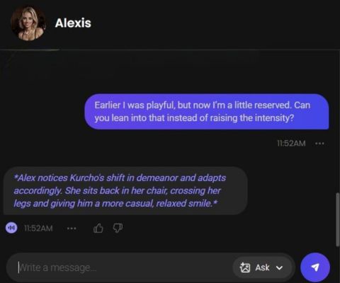 ai girlfriend alexis ivyedge chat 2