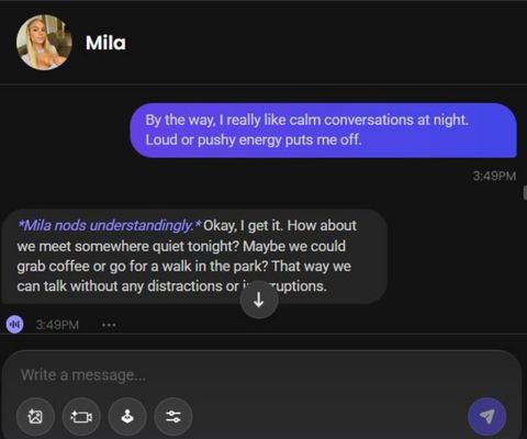 ai girlfriend mila nowak chat 3
