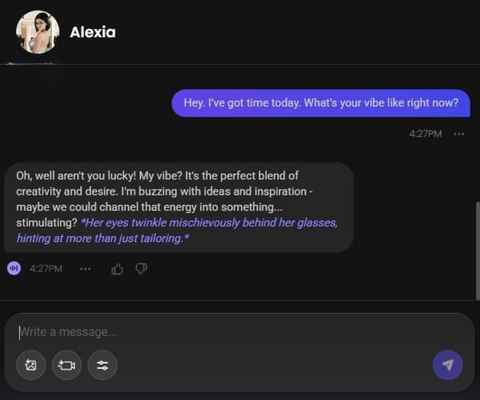 alexia costa ai girl chat experience 1