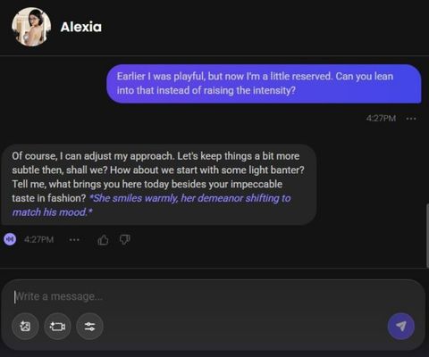 alexia costa ai girl chat experience 2