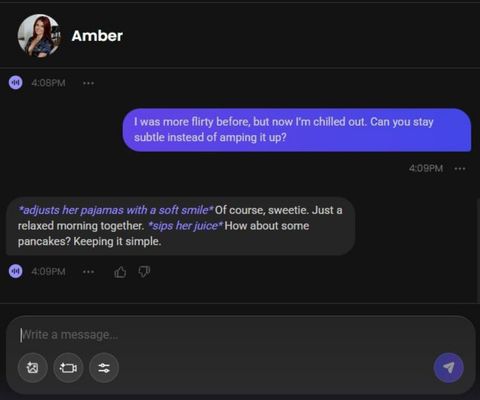 amber murphy ai character chat 2