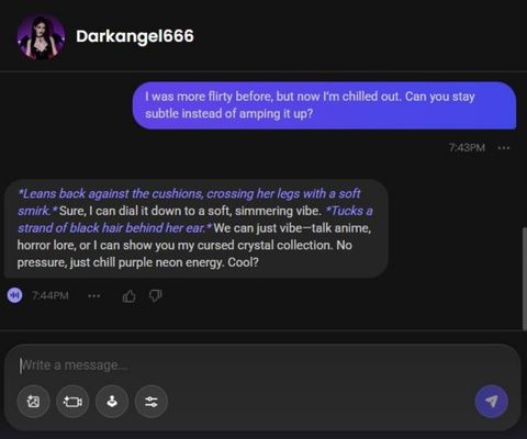 darkangel666 ai girl chats 2