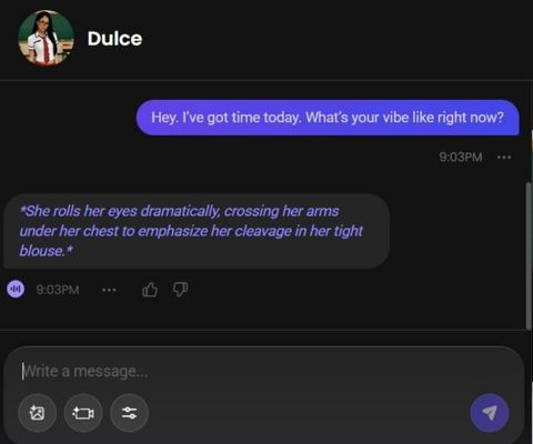 dulce pham ai character-chat history 1