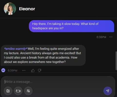 eleanor grace ai girl chat experience 1