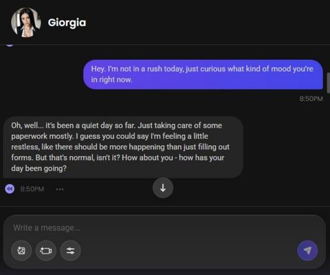 giorgia marino ai girl chat history