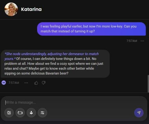 katarina sommerfeld ai girl chat experience 2