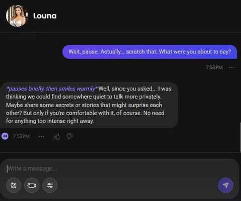 louna delgado ai girl chat history 3