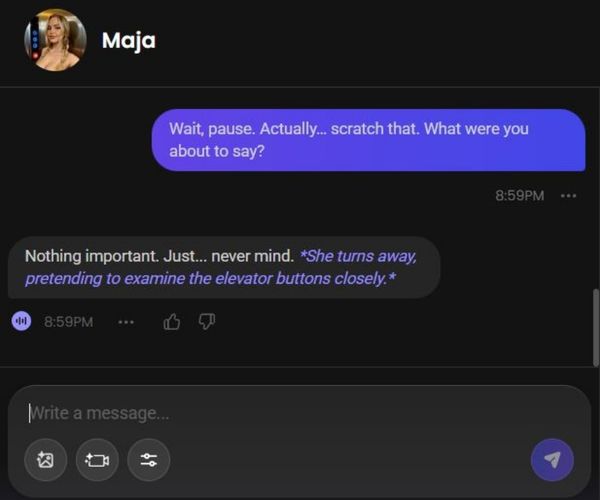 maja kristensen ai girl chat experience 3