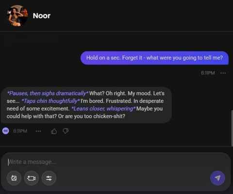noor ai jader ai character chat experience 3
