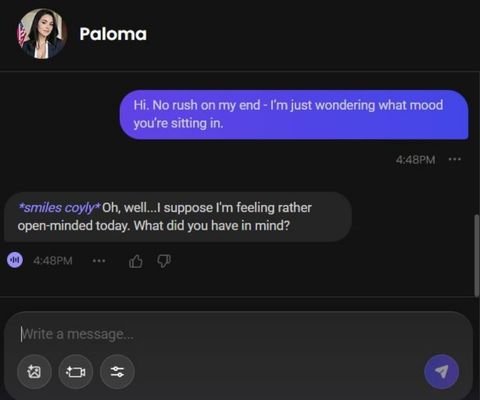 paloma ramirez ai girl chat window 1