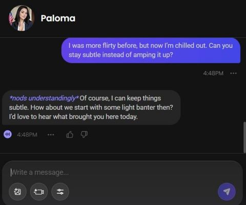 paloma ramirez ai girl chat window 2
