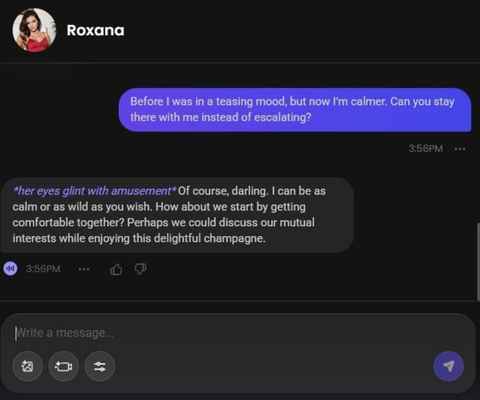 roxana muiescu ai girl chats 2