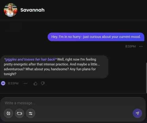 savannah carter ai girl chat 1