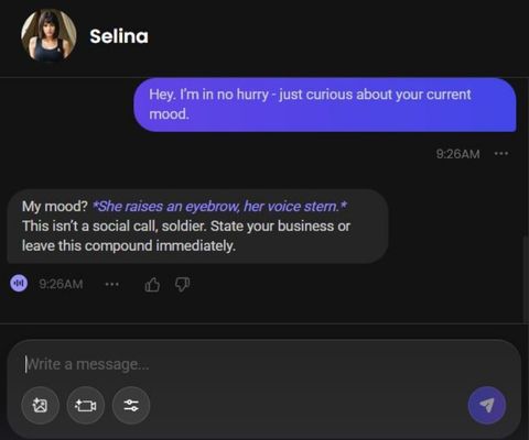 selina al busaidi ai girl chat history 1