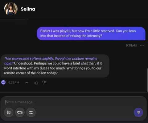 selina al busaidi ai girl chat history 2