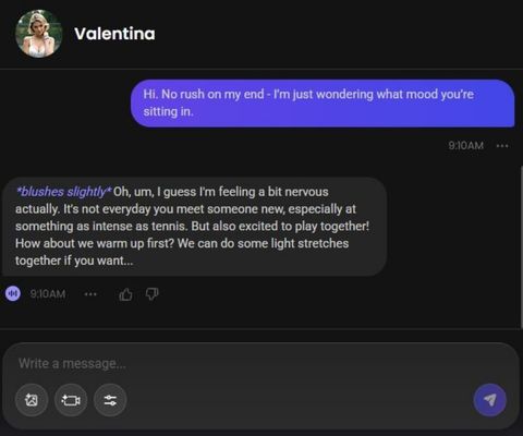 valentina dupont ai girl chats 1
