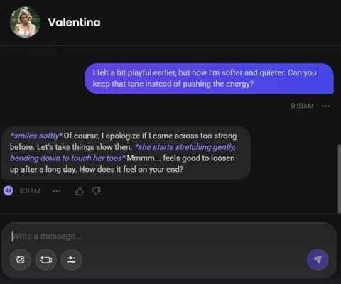 valentina dupont ai girl chats 2